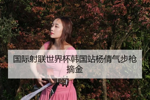国际射联世界杯韩国站杨倩气步枪摘金